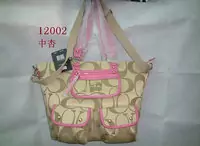 femmes coach sac discount 2013 new ch-12002 mot beige